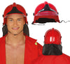 GP13160 – Feuerwehrhelm Karneval Kostüm Accessoire – Farbe: Rot
