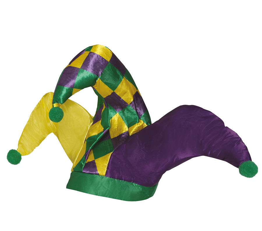 GP13166 – Narrenhut Mittelalter Prinzessin Clown – Farbe: Mehrfarbig, Ansicht 2