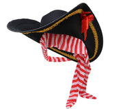 Piratenhut für Damen schwarz mit Schleife, Bild 4
