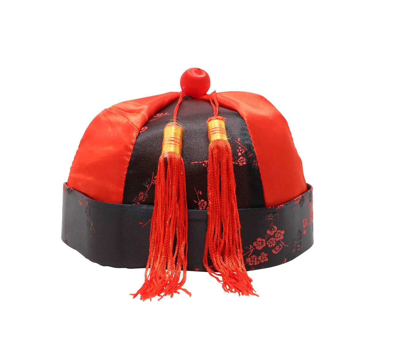GP13168 – Asiatischer Karnevals Kopfschmuck Festlicher Hut – Farbe: Schwarz
