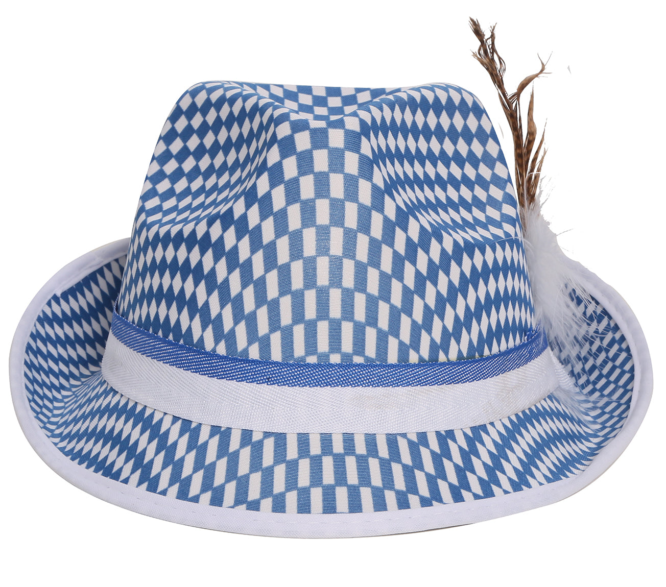 GP13170 – Oktoberfest Hut Blau Weiß Blau – Größe: Standard