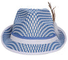 GP13170 – Oktoberfest Hut Blau Weiß Blau – Größe: Standard