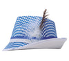 GP13170 – Oktoberfest Hut Blau Weiß Blau – Größe: Standard