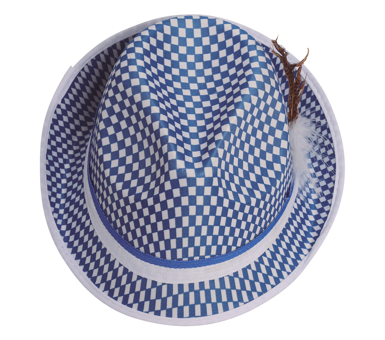 GP13170 – Oktoberfest Hut Blau Weiß Blau – Größe: Standard