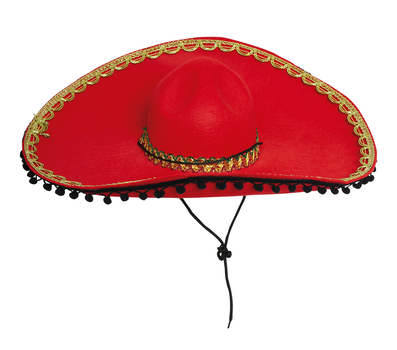 GP13188 – Mexiko Fiesta Roter Sombrero Kostümhut – Farbe: Rot