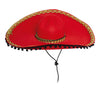 GP13188 – Mexiko Fiesta Roter Sombrero Kostümhut – Farbe: Rot