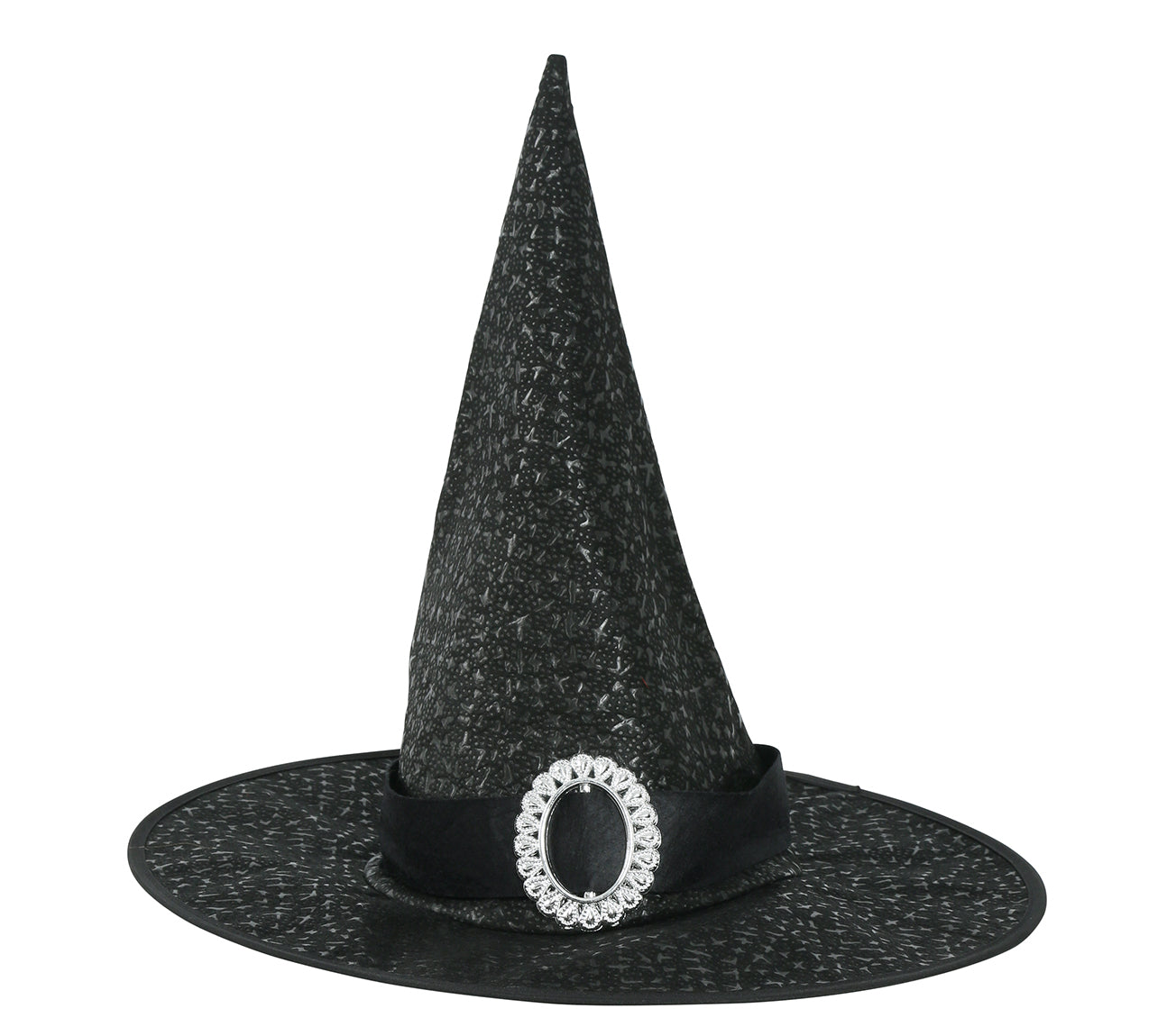 GP13189 – Hexen Zauber Kopfbedeckung Halloween – Farbe: Schwarz