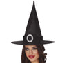 GP13189 – Hexen Zauber Kopfbedeckung Halloween – Farbe: Schwarz