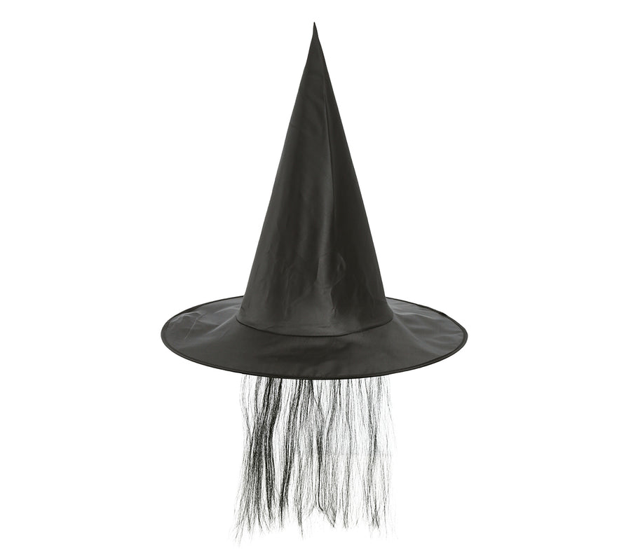 GP13218 – Hexenhut Mystisch Schwarz Halloween Zauber – Farbe: Schwarz, Ansicht 2