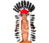 GP13241 – Indischer Häuptling Kopfschmuck Federn Tradition – Farbe: Schwarz