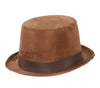 GP13253 – Steampunk Zylinder Karnevalshut Vintage – Farbe: Braun