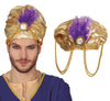 GP13262 – Wüstenprinz Goldener Sheik Turban – Farbe: Gold