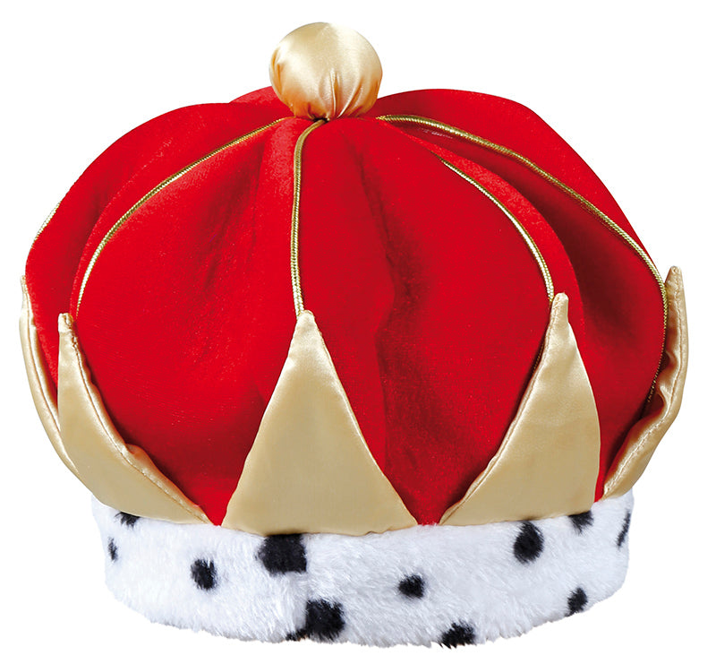 GP13265 – Königliche Krone Mittelalter Luxus – Farbe: Rot