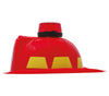 GP13272 – Feuerwehr Karneval Partyhelm Fasching – Farbe: Rot