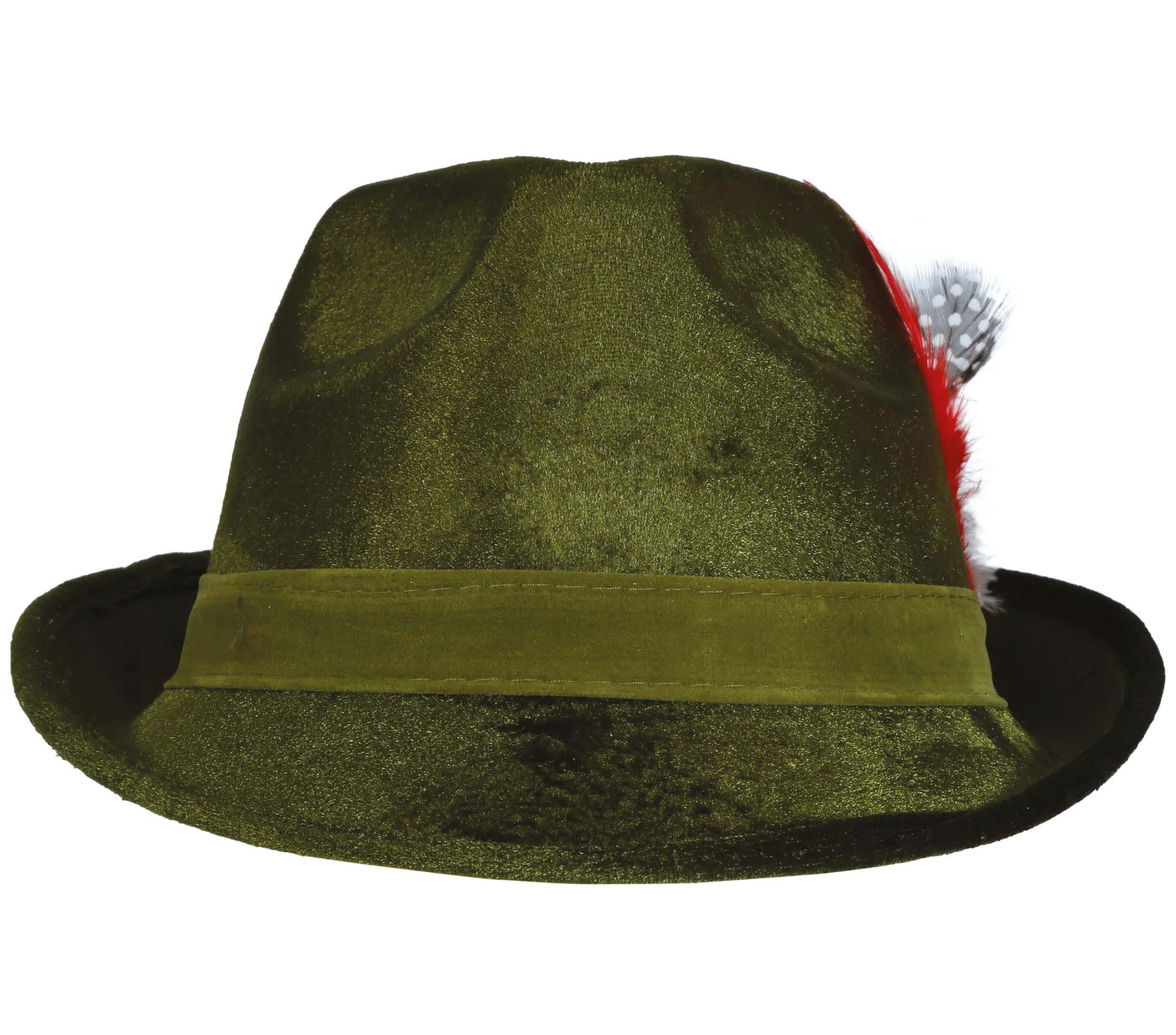 GP13274 – Oktoberfest Hut Trachtenhut Grün – Farbe: Grün