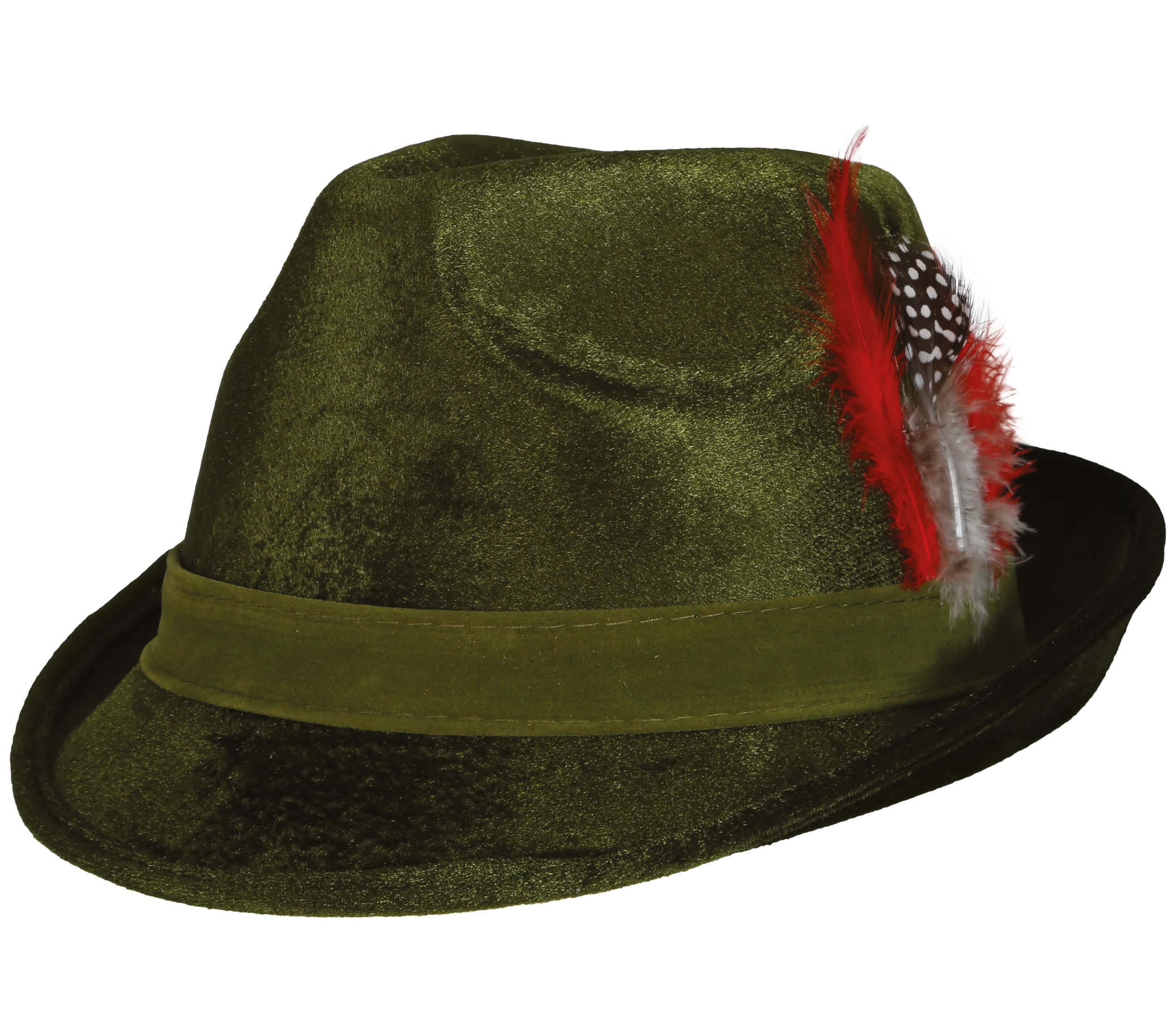GP13274 – Oktoberfest Hut Trachtenhut Grün – Farbe: Grün