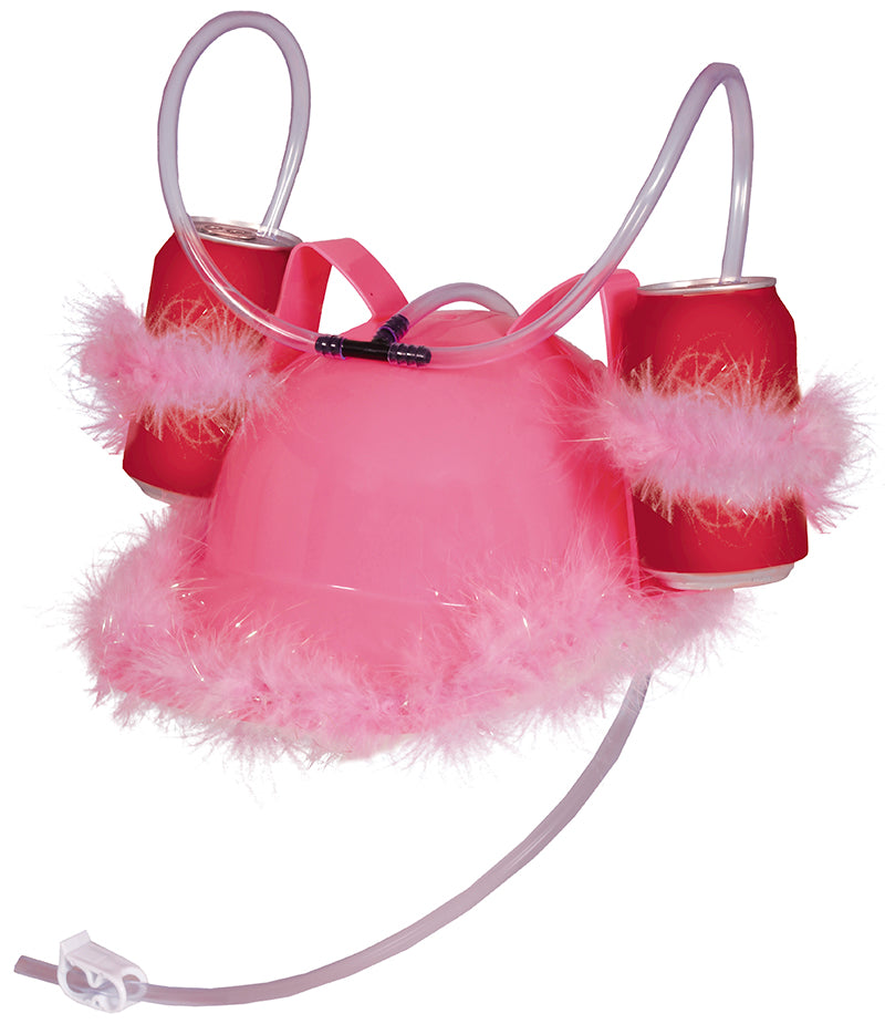 GP13280 – Partyhelm Karneval Getränke Accessoire Pink – Farbe: Pink, Ansicht 2