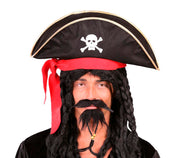 Piratenhut für Erwachsene mit Totenkopf, Bild 1