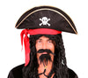 GP13281 – Piratenhut Karnevalskostüm Piratenzubehör – Farbe: Schwarz