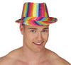 GP13294 – Regenbogen Partyhut 20s Karneval – Farbe: Mehrfarbig