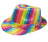 GP13294 – Regenbogen Partyhut 20s Karneval – Farbe: Mehrfarbig