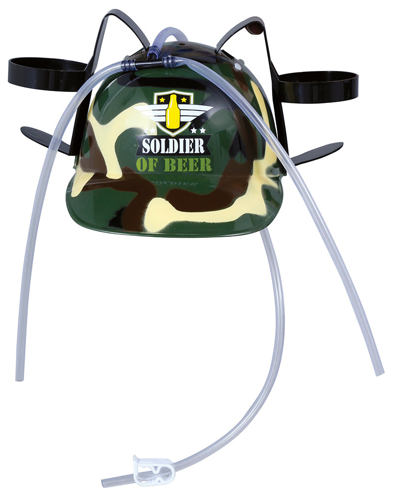 GP13304 – Militar Partyhelm Camo Trinkhelm – Farbe: Grün, Ansicht 2