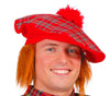 GP13312 – Weltkulturen Schottenmütze Karneval – Farbe: Rot