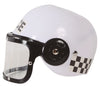 GP13320 – Polizei Kostüm Helm Weiß Karneval – Farbe: Weiß