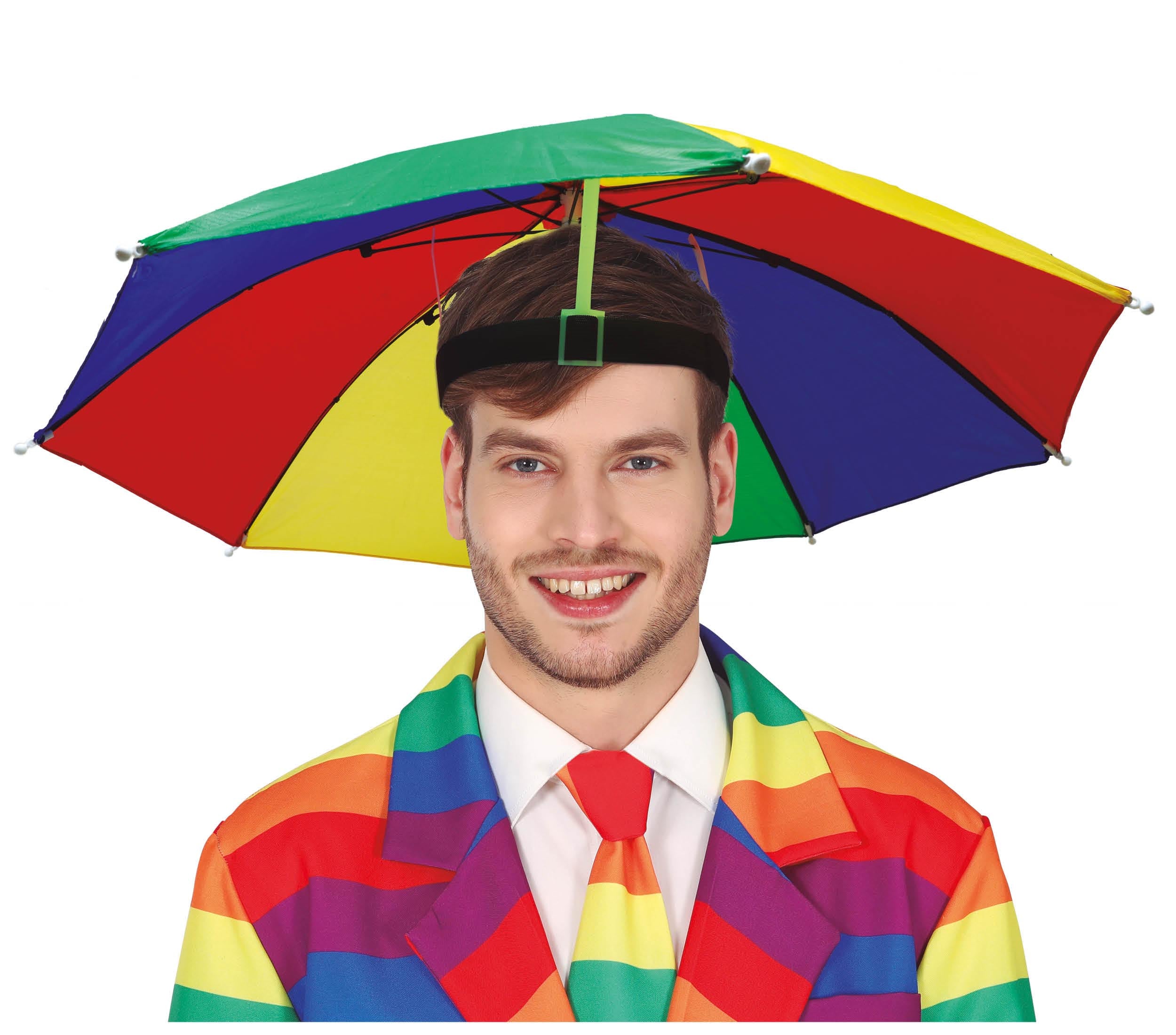 GP13323 – Karneval Regenschirm Hut Clown Party – Farbe: Mehrfarbig