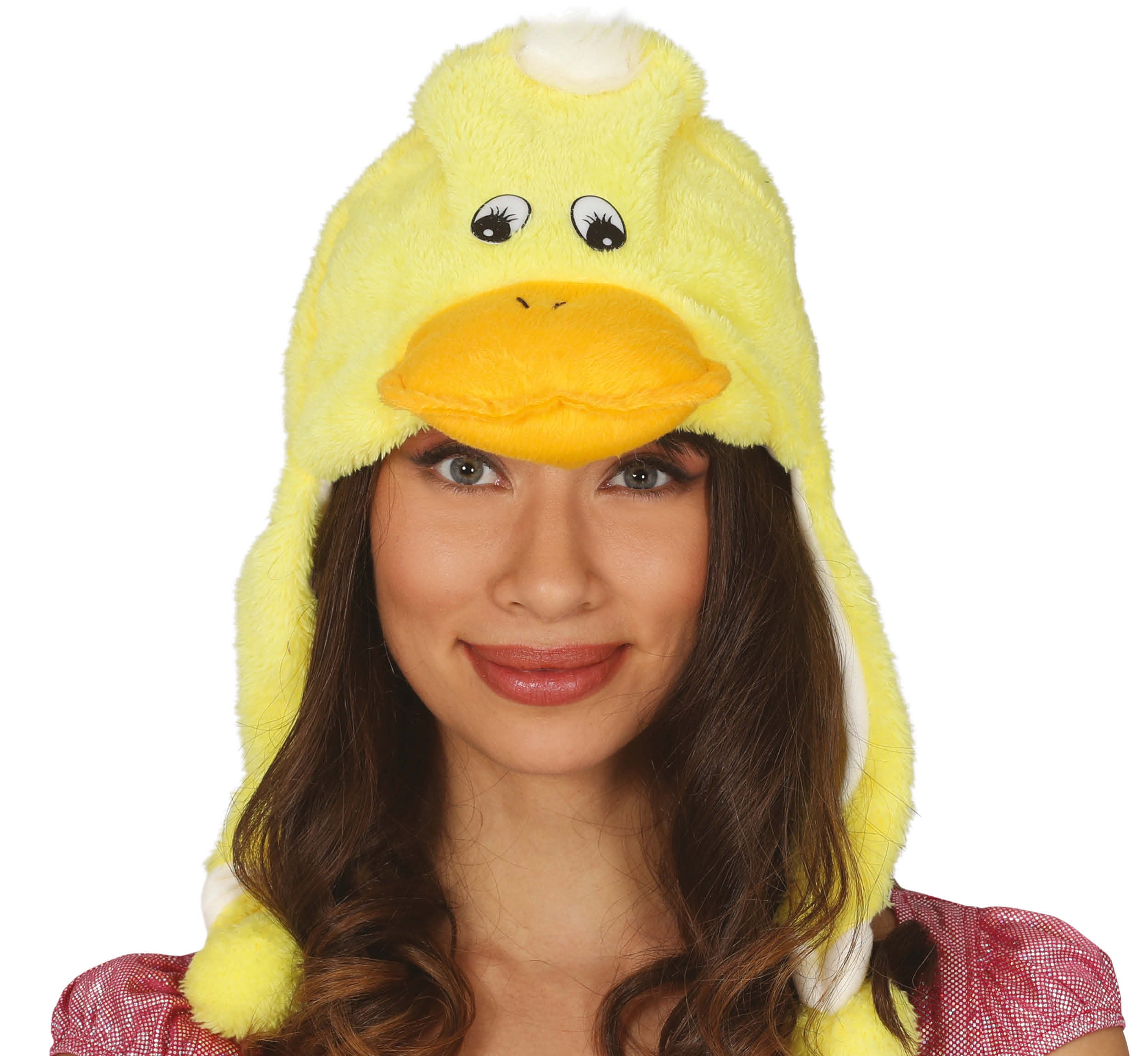 GP13324 – Tierhut Gelb Ente Lächeln Karneval – Farbe: Gelb