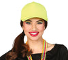 GP13326 – Karneval 80er Party Neongrüne Kappe – Farbe: Gelb