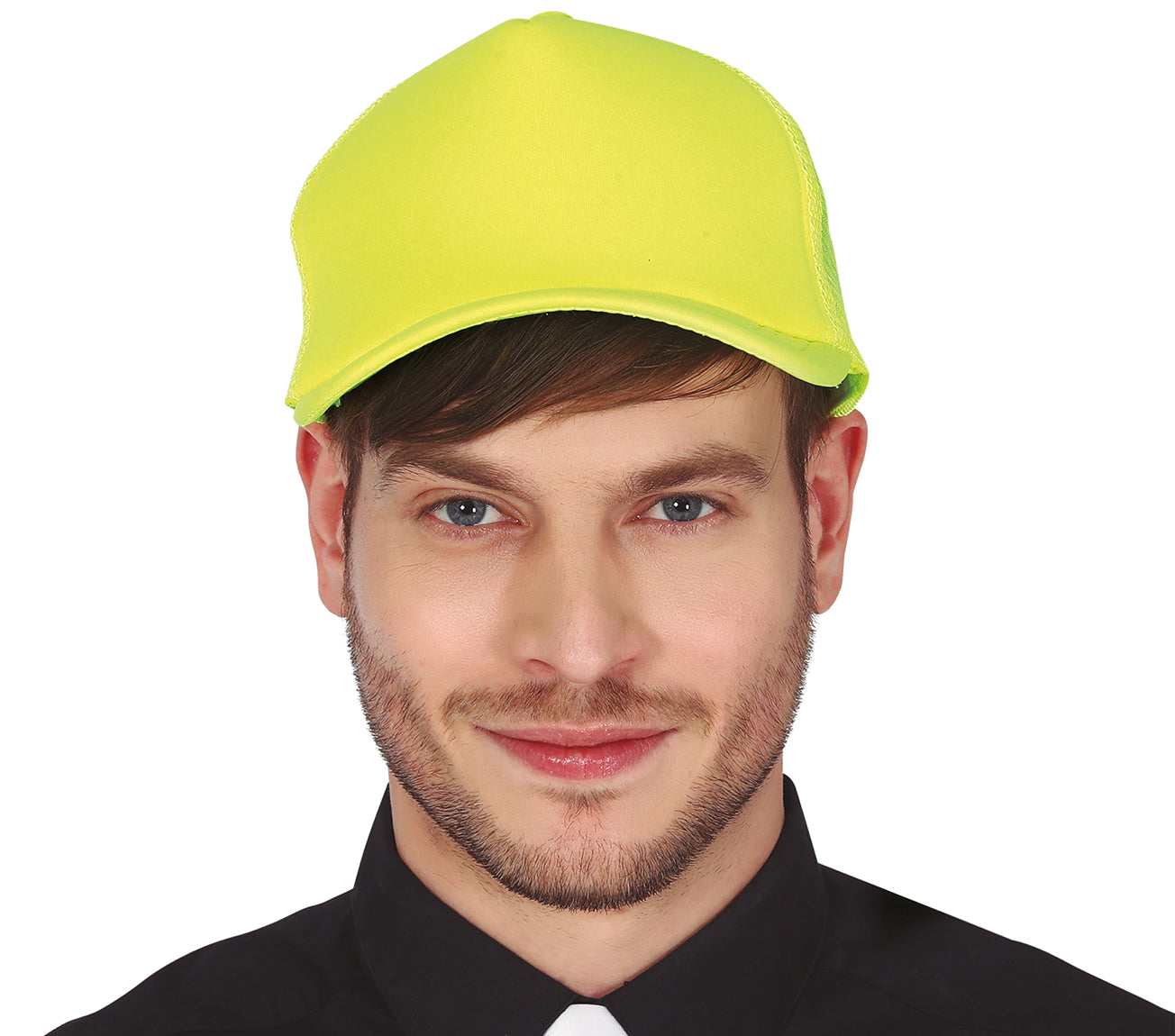 GP13326 – Karneval 80er Party Neongrüne Kappe – Farbe: Gelb