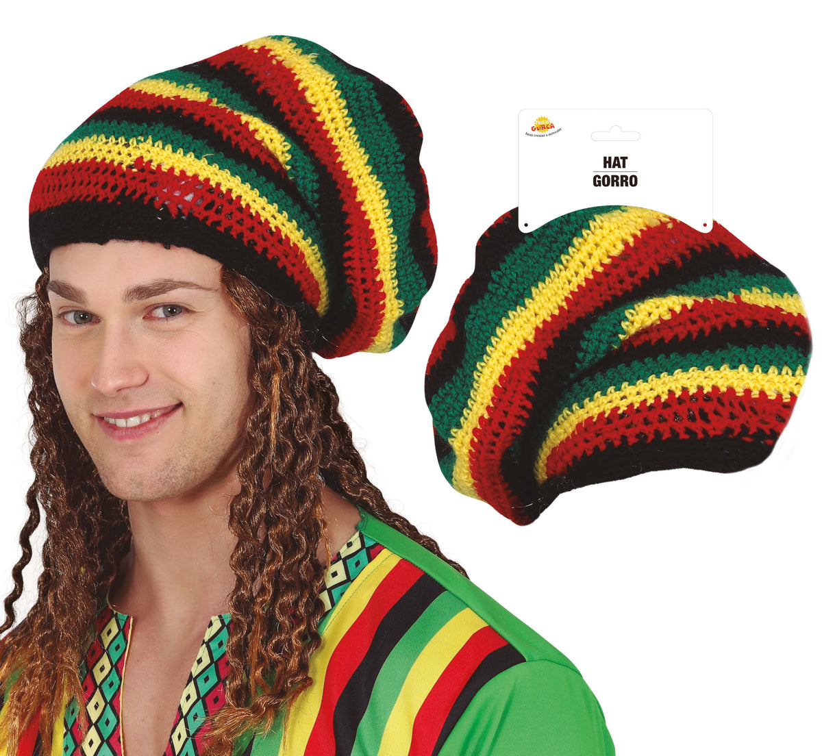 GP13339 – Rastafarian Festival Hut Farbenfrohes – Farbe: Mehrfarbig
