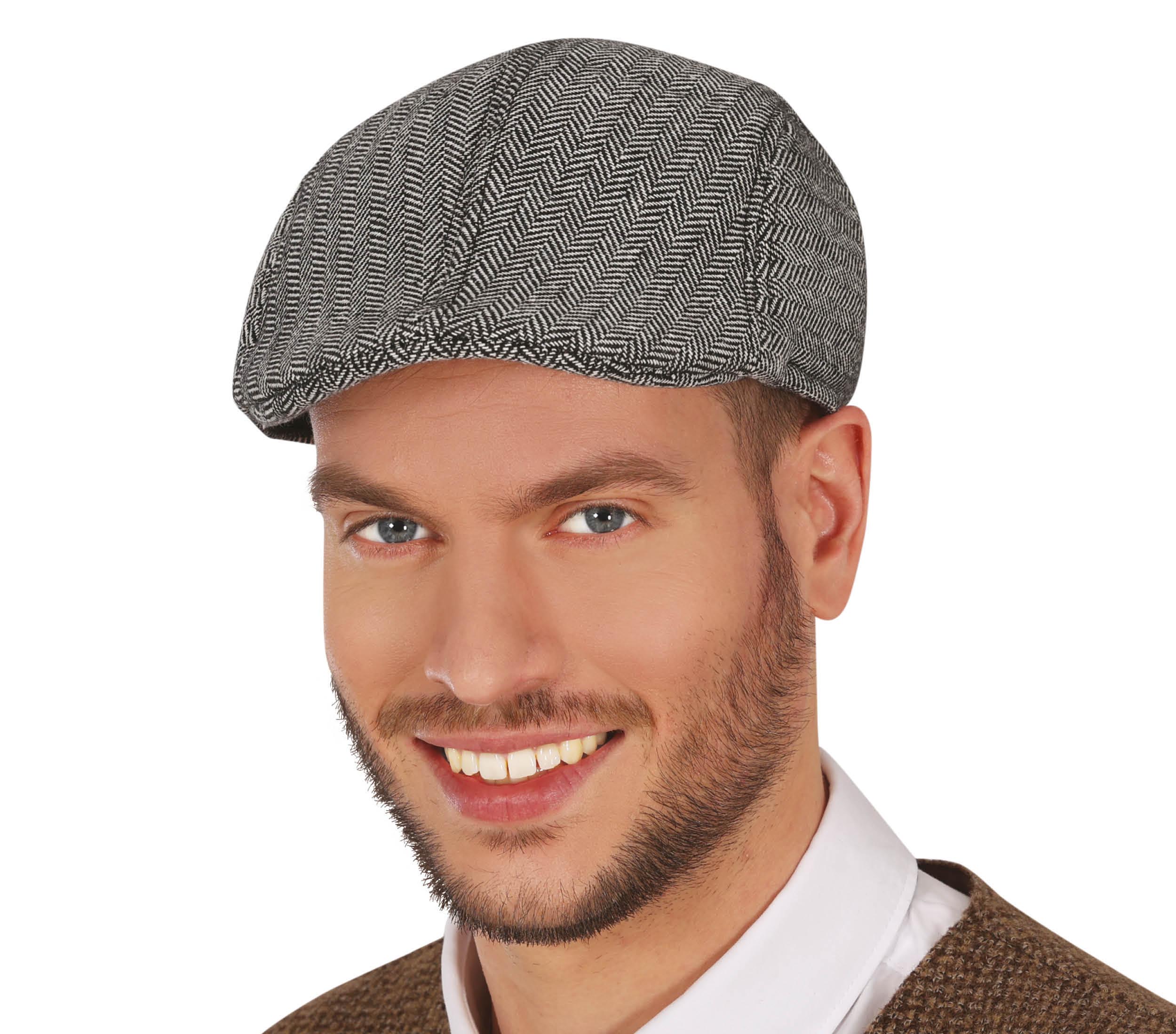 GP13348 – Dieb 20er Jahre Schiebermütze – Farbe: Grau