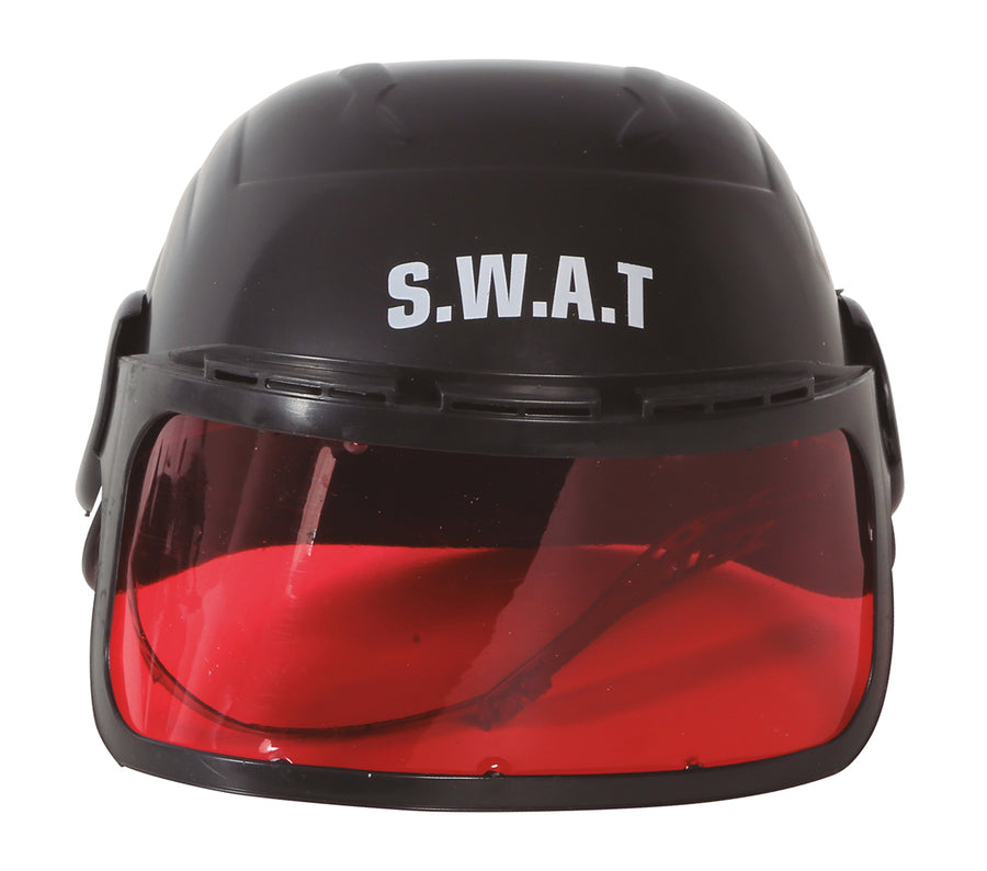 GP13365 – Polizei Swat Einsatzhelm Kinder – Farbe: Schwarz, Ansicht 2