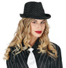 GP13367 – 20s Gangster Retro Kostüm Hut – Farbe: Schwarz