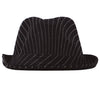 GP13367 – 20s Gangster Retro Kostüm Hut – Farbe: Schwarz
