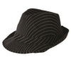 GP13367 – 20s Gangster Retro Kostüm Hut – Farbe: Schwarz