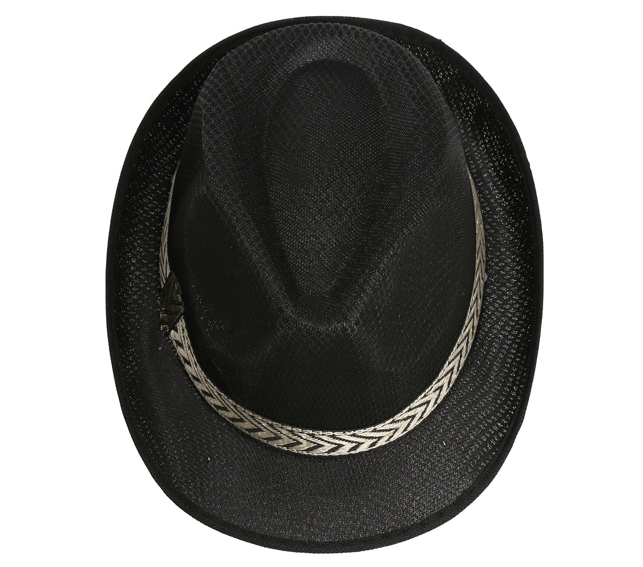 GP13368 – 20S Gangster Retro Hut Schwarz Fedora Kostüm – Farbe: Schwarz