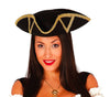 GP13384 – Piratenhut Dreispitz Eleganter Admira – Farbe: Schwarz