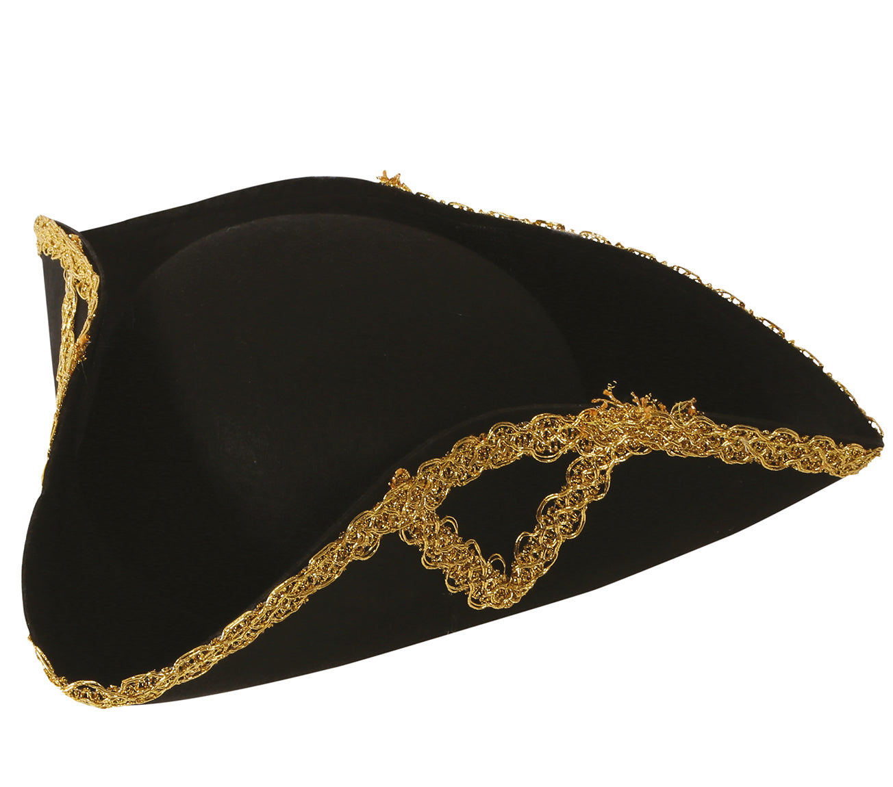 GP13384 – Piratenhut Dreispitz Eleganter Admira – Farbe: Schwarz