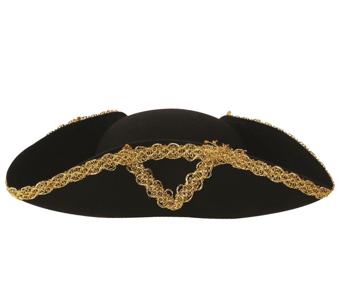 GP13384 – Piratenhut Dreispitz Eleganter Admira – Farbe: Schwarz
