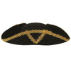 GP13384 – Piratenhut Dreispitz Eleganter Admira – Farbe: Schwarz