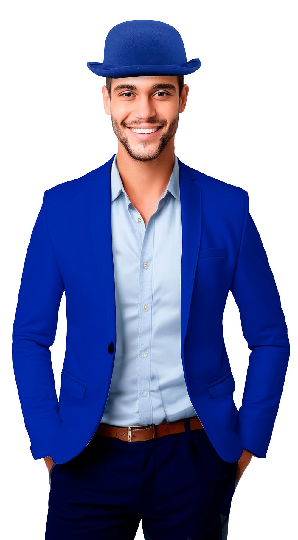 GP13395 – Clown Melone Hut Blauton Eleganz – Farbe: Blau