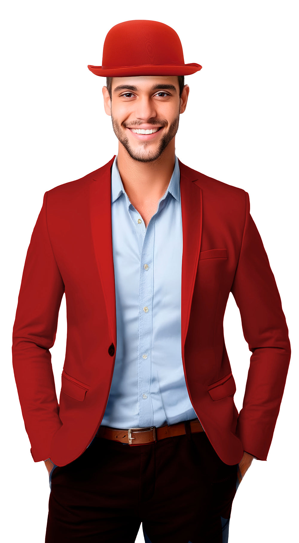GP13395 – Clown Melone Hut Blauton Eleganz – Farbe: Rot