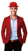 GP13395 – Clown Melone Hut Blauton Eleganz – Farbe: Rot