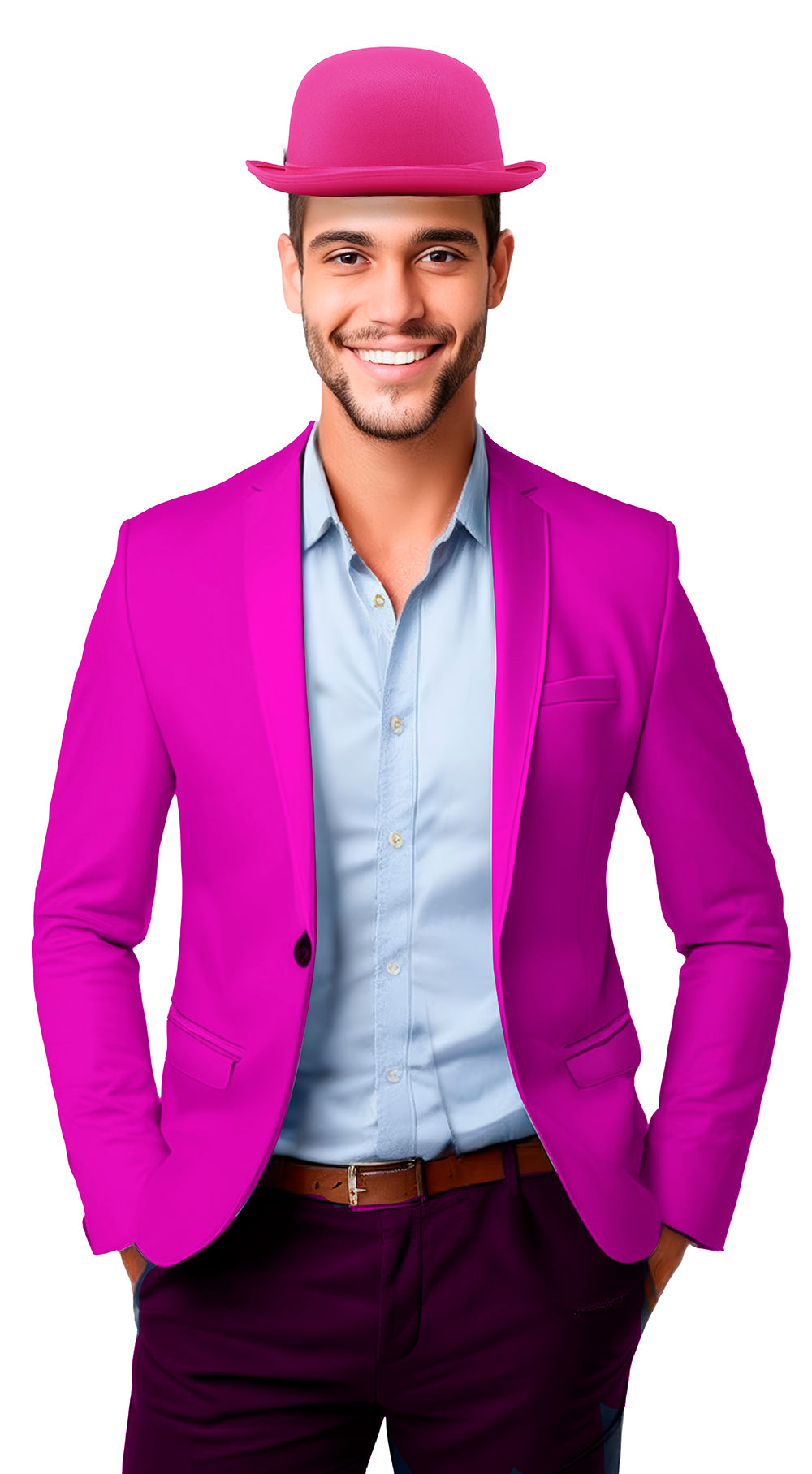 GP13395 – Clown Melone Hut Blauton Eleganz – Farbe: Pink