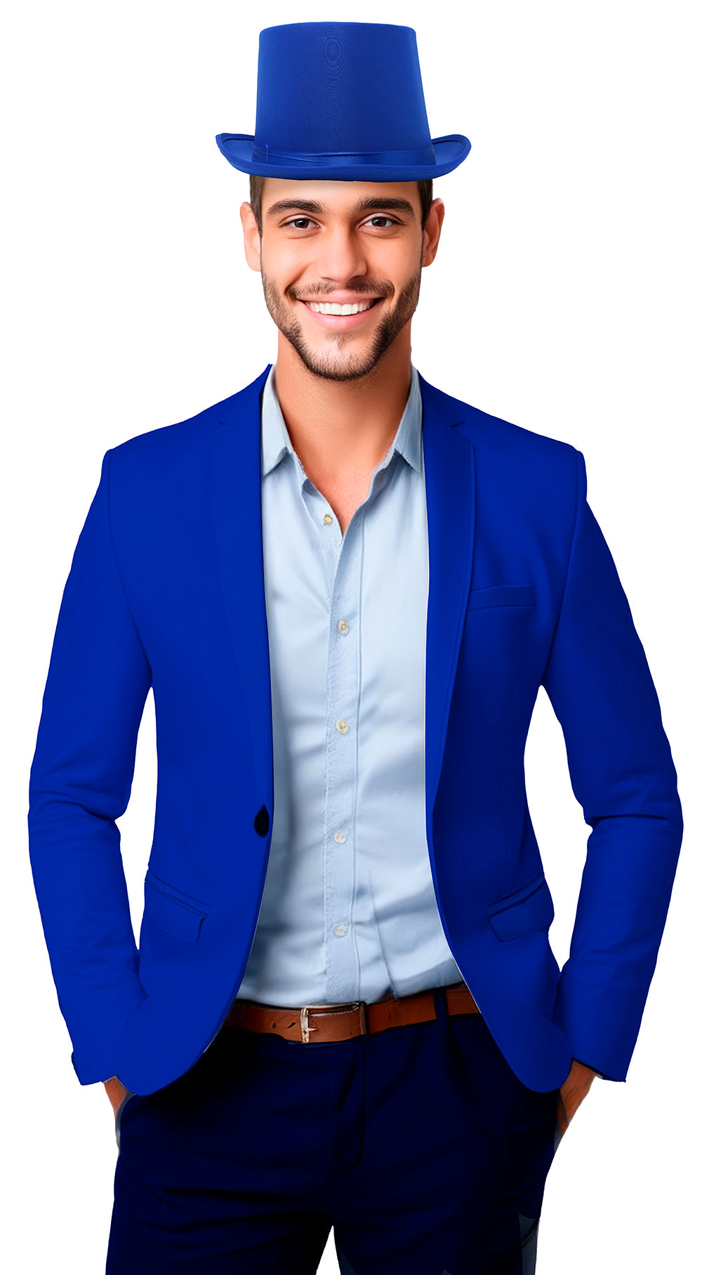 GP13402 – StPatricks Festlicher Hut Eleganter Style – Farbe: Blau