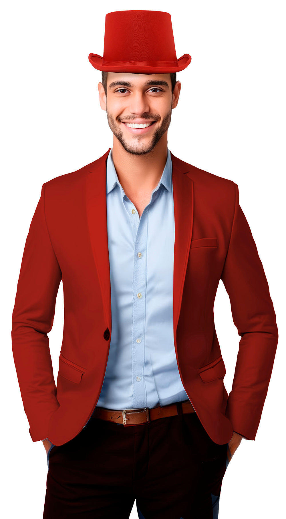 GP13402 – StPatricks Festlicher Hut Eleganter Style – Farbe: Rot