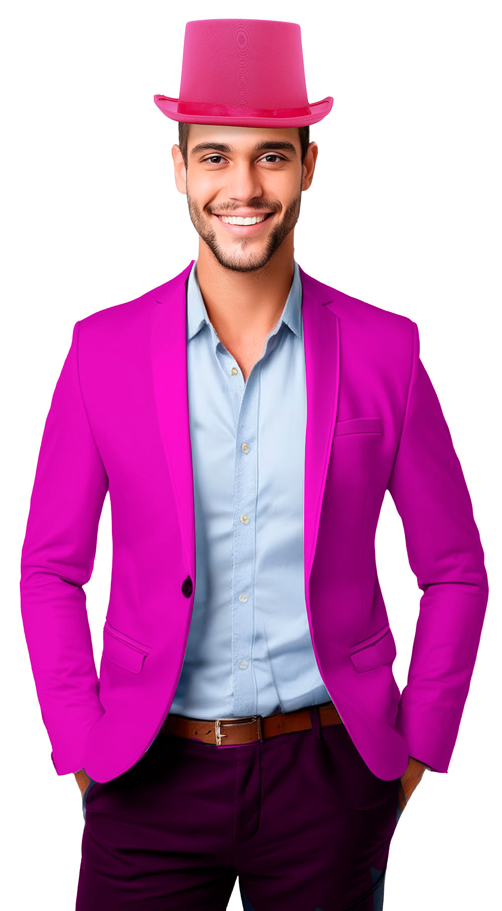 GP13402 – StPatricks Festlicher Hut Eleganter Style – Farbe: Pink